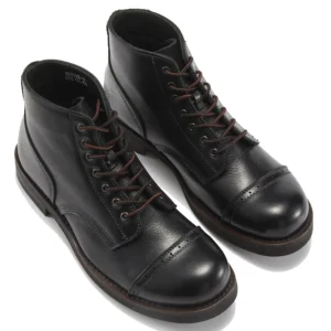 Freshova™ Precision Stitch Men’s Vegetable Tanned Leather Riding Boots – Waterproof Retro Ankle Design 1