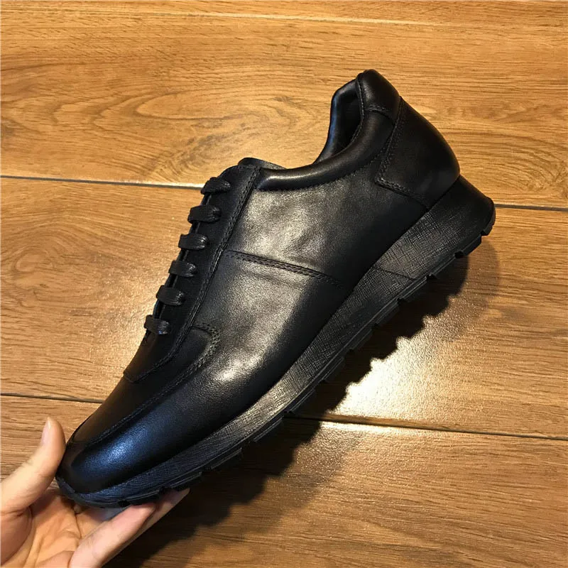 Freshova™ Men’s Height Increasing Leather Running Shoes – Cushioned Lifestyle Trainers 3