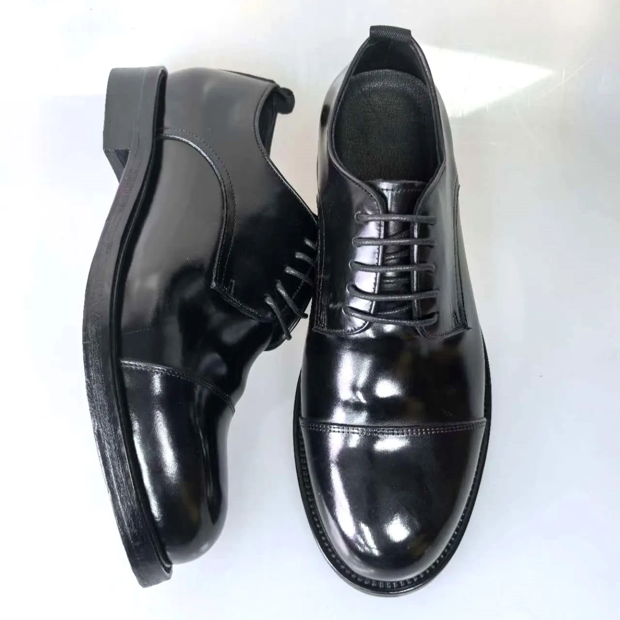 Freshova™ Genuine Leather Derby Slip-On Business Shoes – Men’s Office Comfort Dress Shoes 2