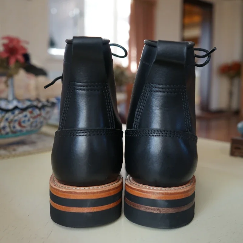 Freshova™ Handmade Genuine Leather Work & Safety Ankle Boots – Men’s Supportive Workwear Boots 3