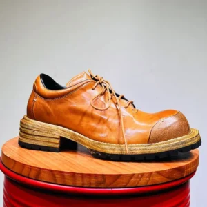 Freshova™ Genuine Horsehide Oxford Shoes – Waterproof Height Increasing Men’s Leather Lace-Up Shoes 1