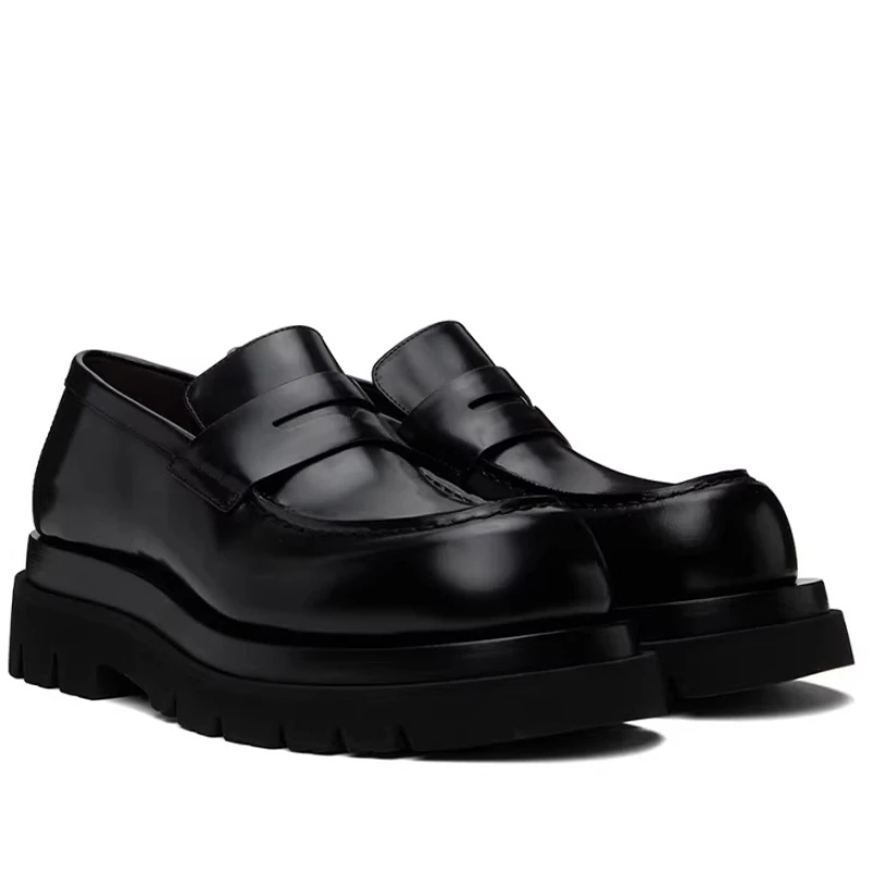 Freshova™ Premium Cow Leather Business Loafers – Men’s Slip-On Wedding & Formal Shoes (FRS20253) 1