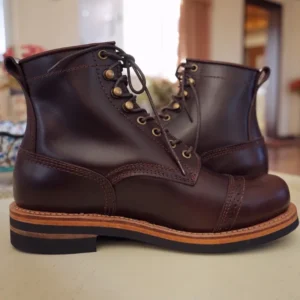 Freshova™ Handmade Genuine Leather Work & Safety Ankle Boots – Men’s Supportive Workwear Boots 1