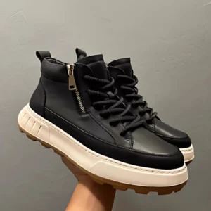 Freshova™ Men’s Handmade Genuine Leather Lace-Up Ankle Boots (FRS29046) 1