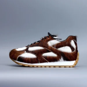 Freshova™ Women’s Genuine Leather Fur Loafers – Comfortable Slip-On Casual Flats 1