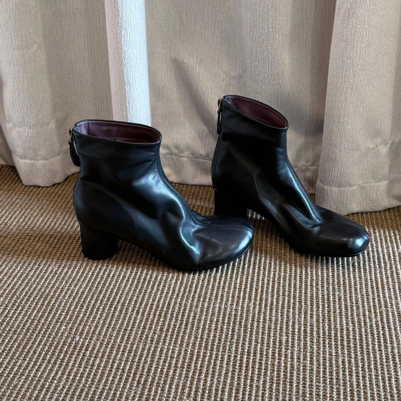 Freshova™ Women’s Genuine Leather Square Heel Ankle Boots – Winter Street Style Boots (FRS20138) 2