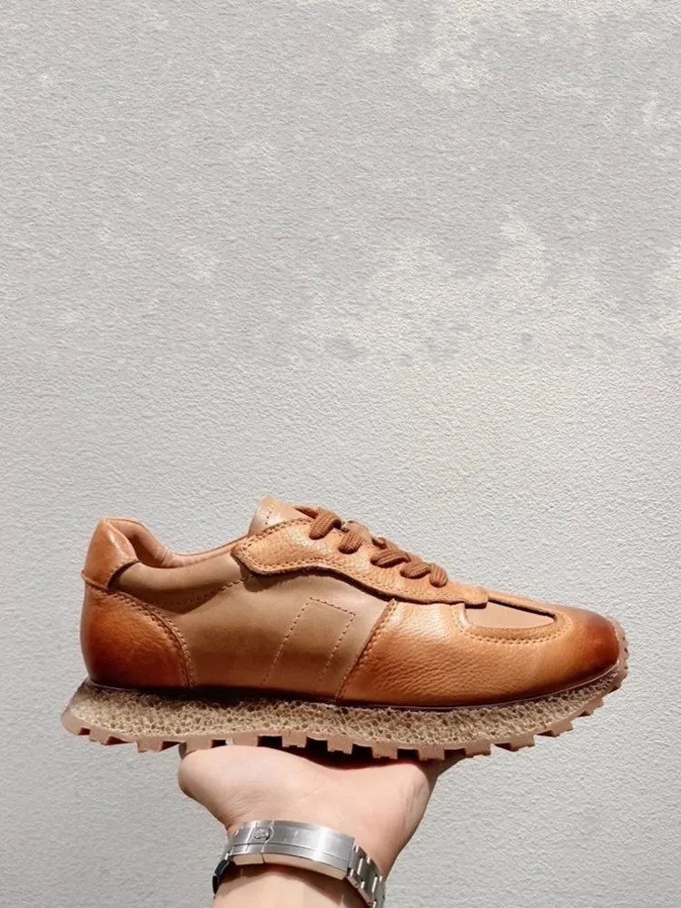 Freshova™ Men’s Breathable Leather Running Shoes – Motion Control Lifestyle Trainers 3