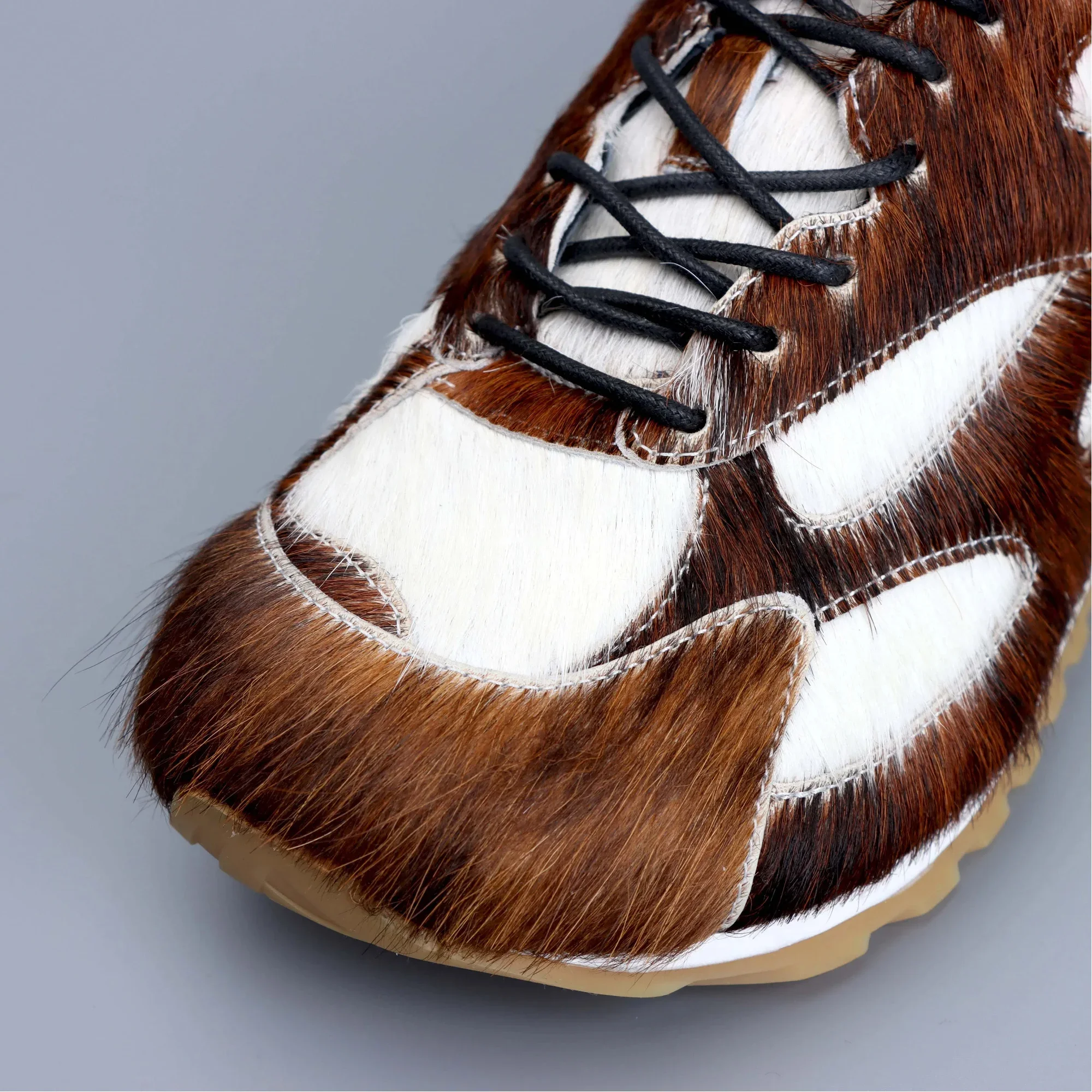 Freshova™ Women’s Genuine Leather Fur Loafers – Comfortable Slip-On Casual Flats 5