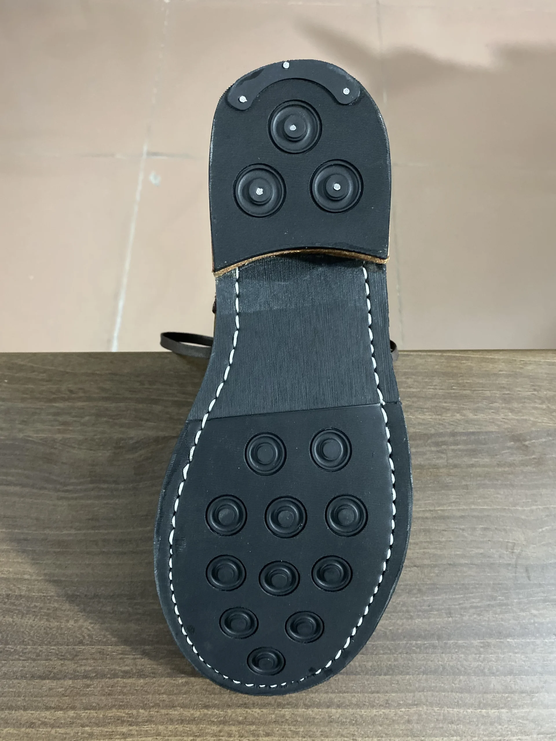 Freshova™ FRS20580 Italian Cowhide Motorcycle Boots – Handmade Goodyear Welt Ankle Riding Boots 5