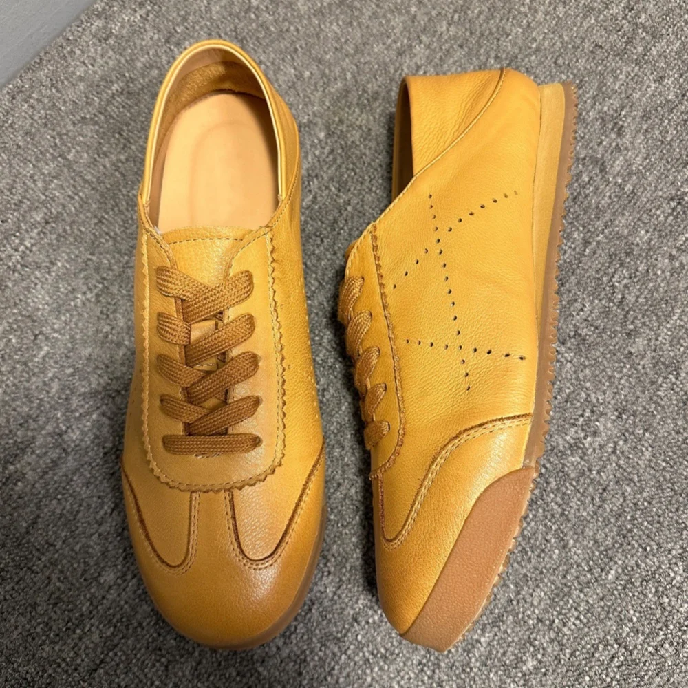 Freshova™ Men’s Leather Sports Casual Shoes – Breathable Lace-Up Daily Comfort (FRS20116) 4