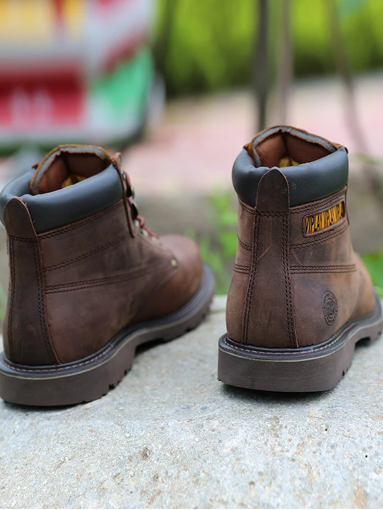 Freshova™ FRS20216 Men’s Genuine Cow Leather Work & Safety Boots – Handmade Ankle Lace-Up Boots 4