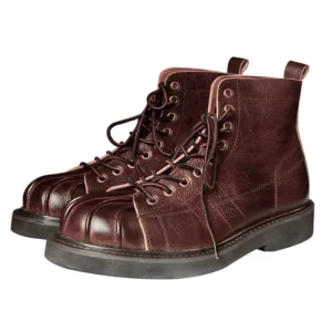 Freshova™ Handmade Waterproof British Style Leather Ankle Boots – Men’s Chelsea-Inspired Hiking Shoes Male Boots 1