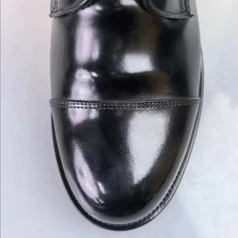 Freshova™ Genuine Leather Derby Slip-On Business Shoes – Men’s Office Comfort Dress Shoes 5