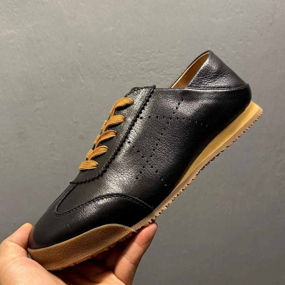 Freshova™ Men’s Leather Sports Casual Shoes – Breathable Lace-Up Daily Comfort (FRS20116) 5