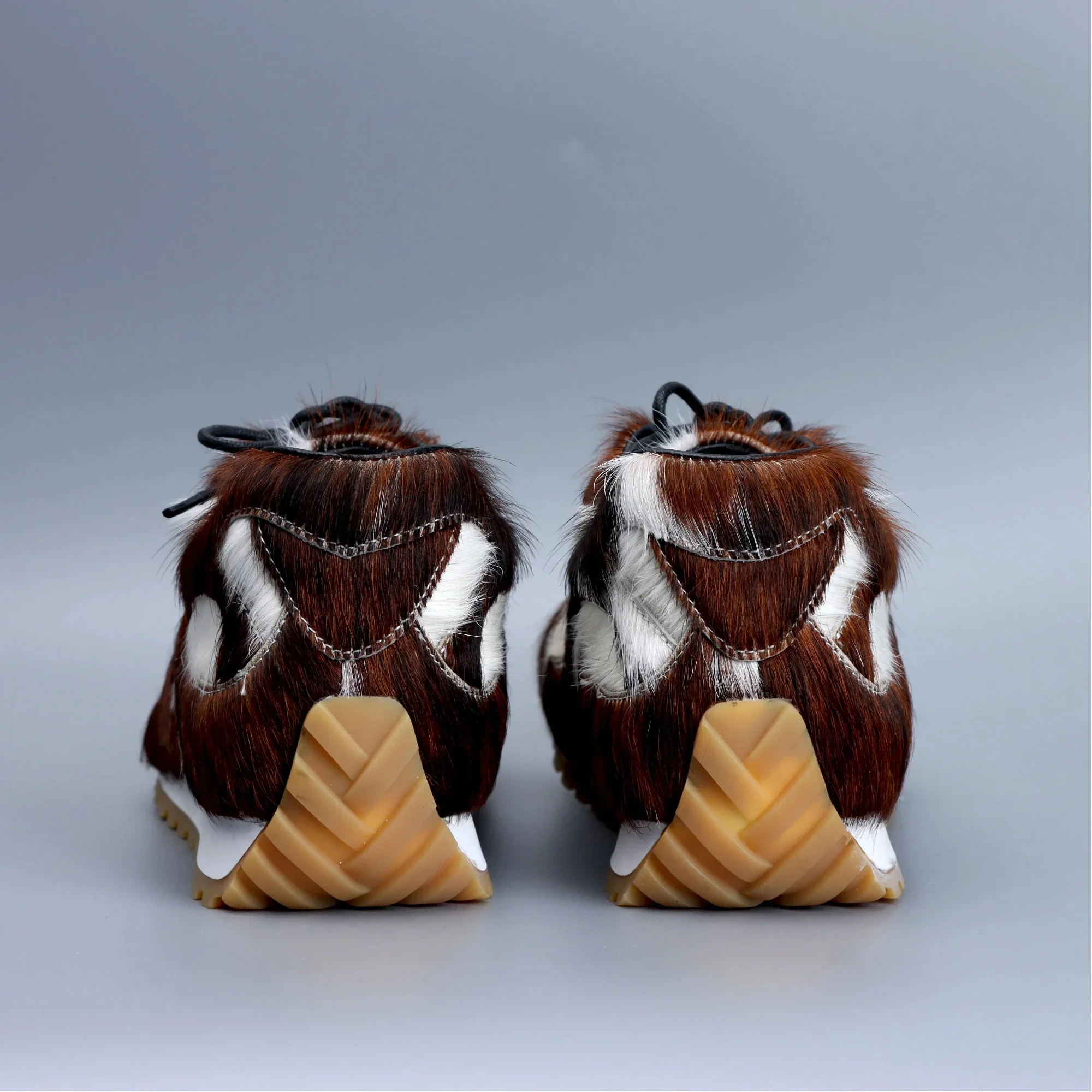 Freshova™ Women’s Genuine Leather Fur Loafers – Comfortable Slip-On Casual Flats 6