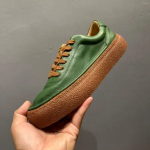 Freshova™ Men's Genuine Leather Lace-Up Casual Shoes – Premium Cow Leather Height Increasing Footwear 1